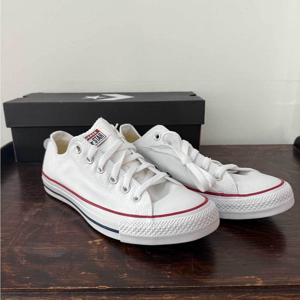 NIB Women’s White Chuck Taylor All Star Canvas Sneakers